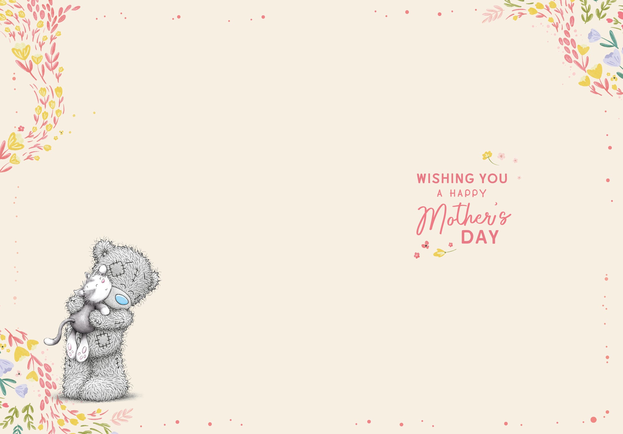 Me to You Tatty Teddy 'To The Most Purrrfect Cat Mum' Luxury Gold Foil Mother's Day Card, 5 X 7 Inches - Official Collection