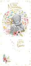 Me to You Tatty Teddy 'Just for You Nannie' Mother's Day Card 4 x 8