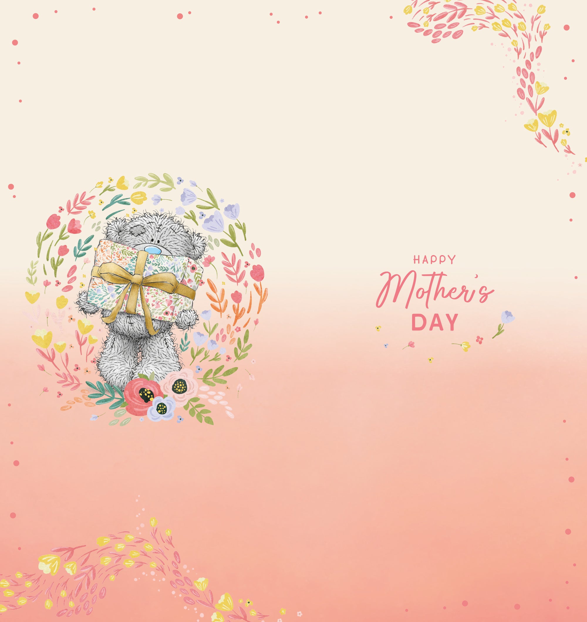 Me to You Tatty Teddy 'Just for You Nannie' Mother's Day Card 4 x 8