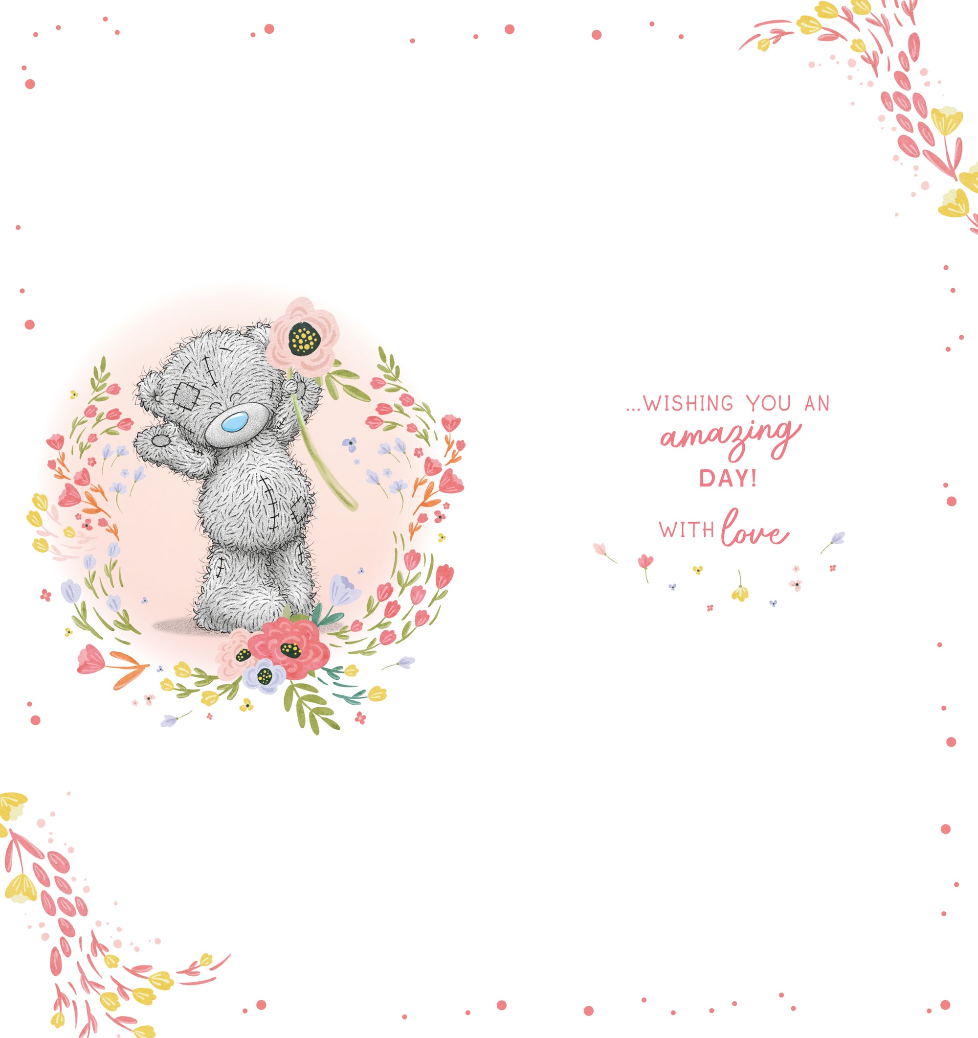 Me to You Tatty Teddy 'To a lovely Auntie' Mother's Day Card 4 x 8