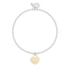 Me to You - 'Thank You So Much' Life Charms Silver Plated Beaded Bracelet