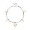 Me to You - 'The Best Mum' Life Charms Silver Plated Beaded Bracelet