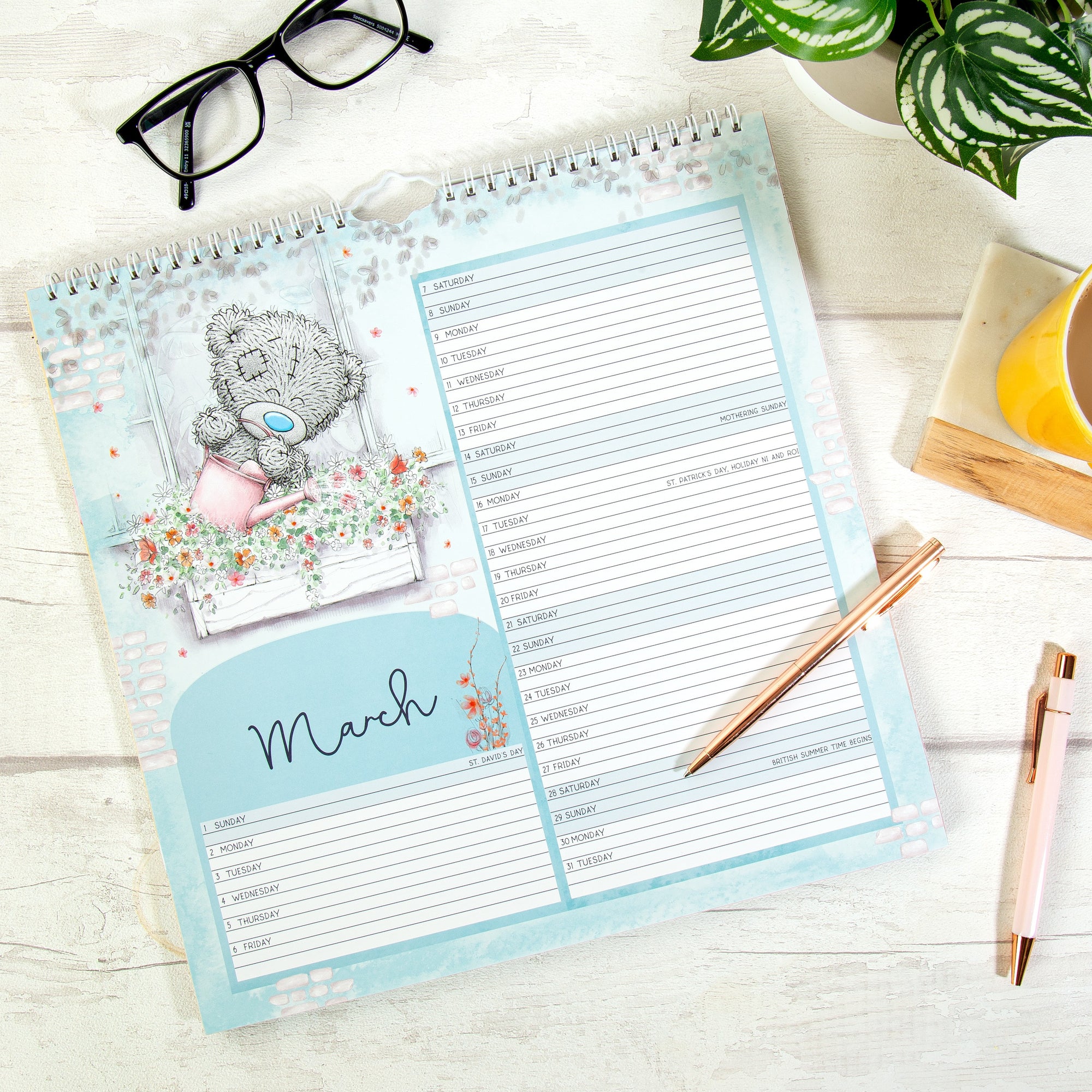 Me to You Tatty Teddy 2026  Square Wire Calendar