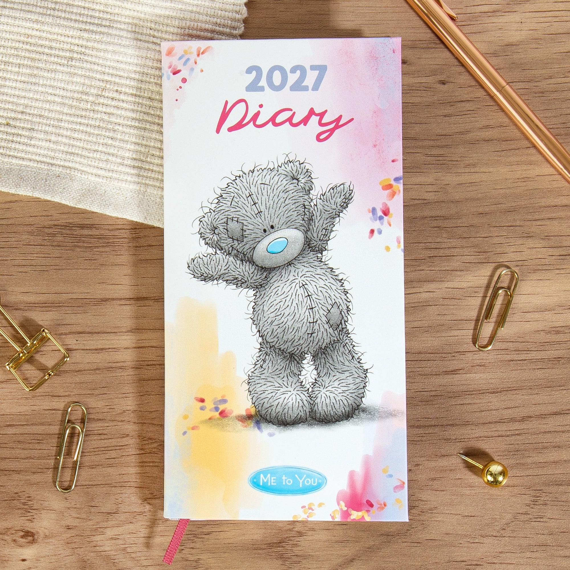 Me to You Tatty Teddy 2027 Slim Diary 8.5 x 17 cm