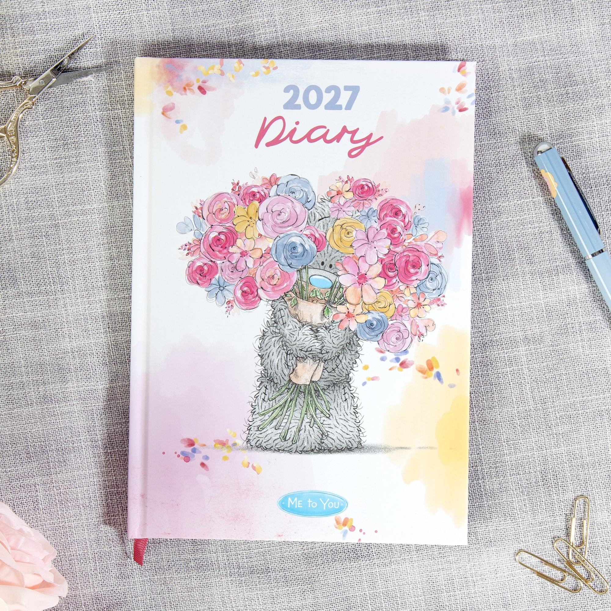 Me to You Tatty Teddy 2027 Diary A5 Size, Tatty Teddy Bear 15.2 x 21.6 cm