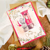 Me to You Tatty Teddy Christmas Card From Across The Miles, Tatty Teddy Posting A Letter,  5 x 7 Inches - Official Collection