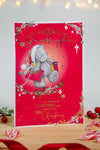 Me to You Tatty Teddy Christmas Card To A Wonderful Granddaughter, Tatty Teddy Carrying Festive Gift Bags, 6 x 9 Inches - Official Collection