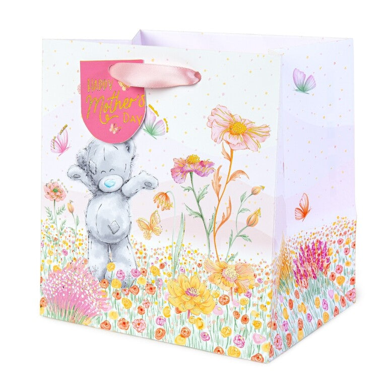 Me to You Tatty Teddy Flower Meadow Mother's Day Small Gift Bag