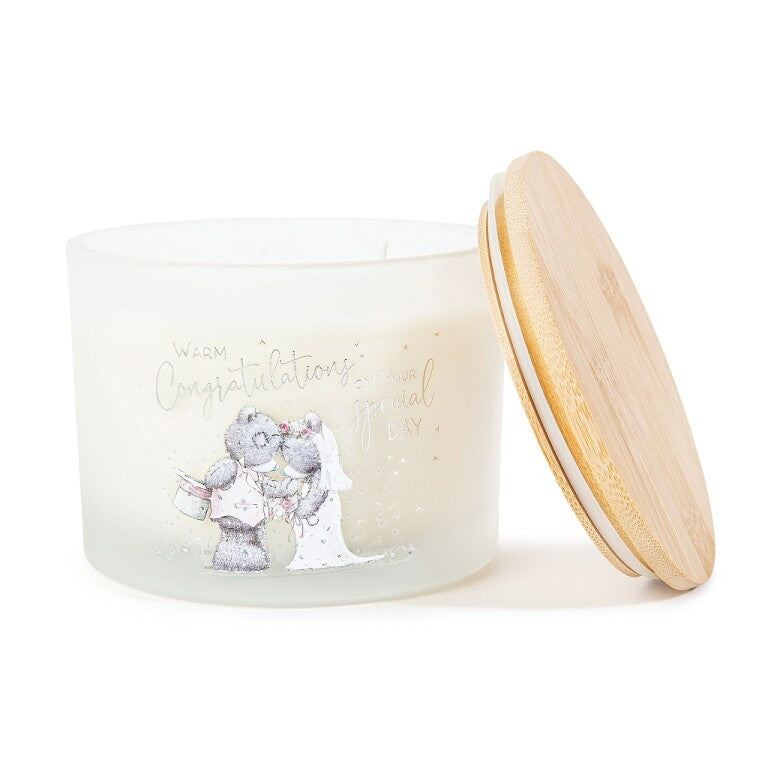 Me to You Tatty Teddy 3-Wick Congratulations Candle