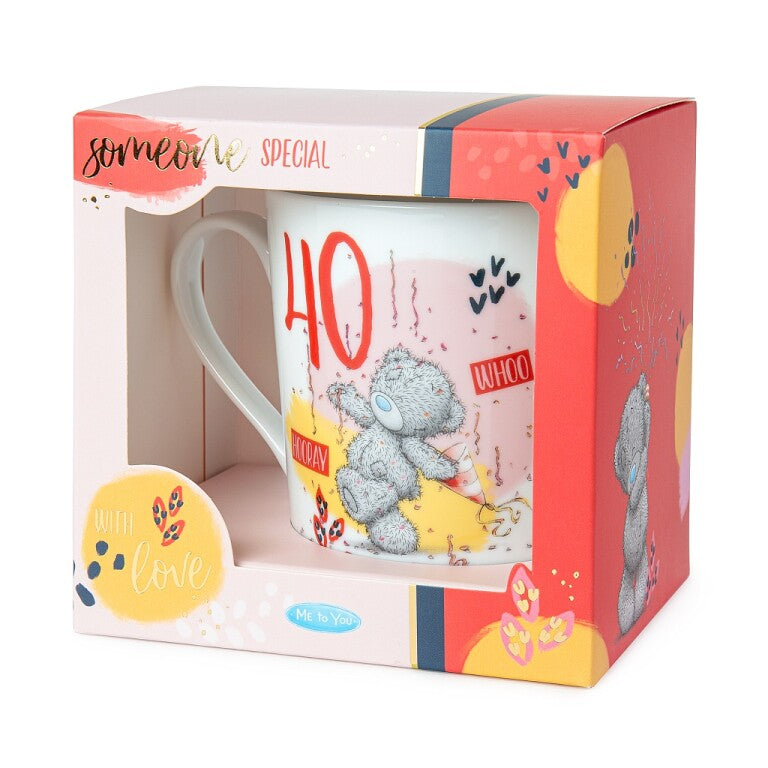 Me to You Tatty Teddy 40th Birthday Mug in a Gift Box