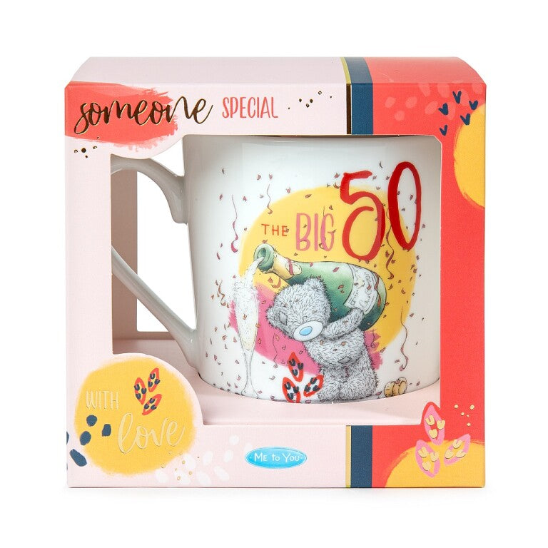 Me to You Tatty Teddy 50th Birthday Mug in a Gift Box