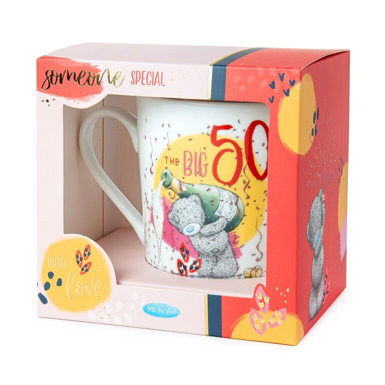 Me to You Tatty Teddy 50th Birthday Mug in a Gift Box