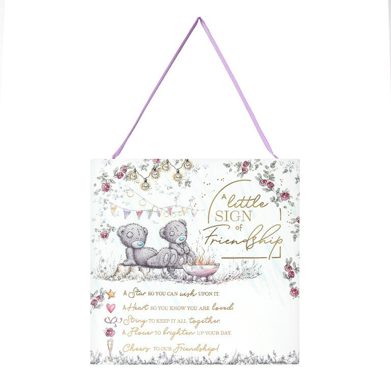 Me to You Tatty Teddy 'Little Sign' Friendship Plaque