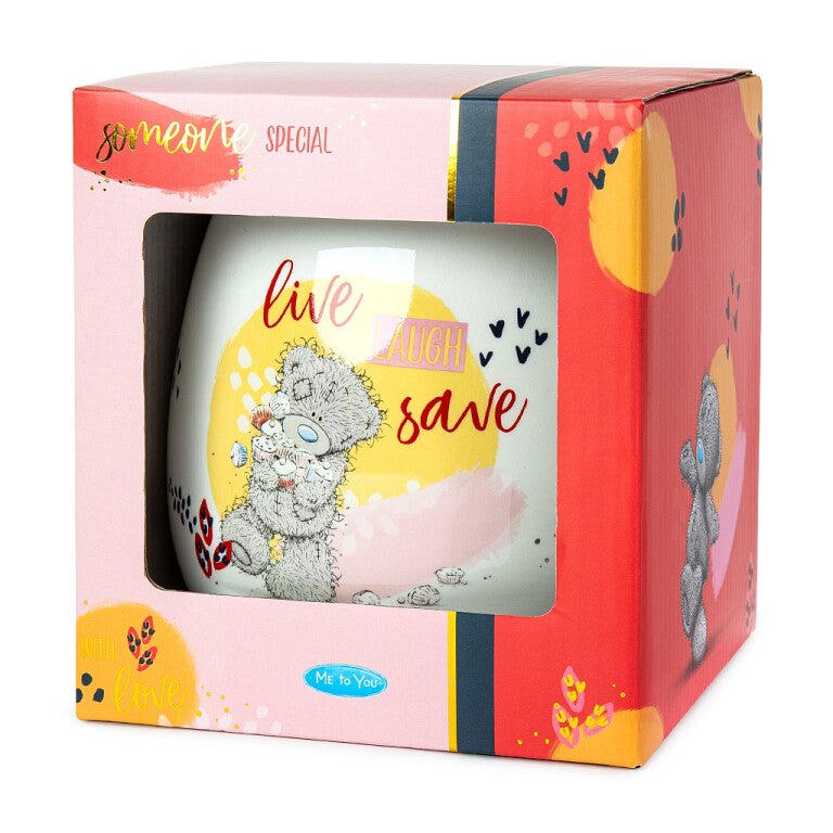 Me to You Tatty Teddy 'Live, Laugh' Save' Money Box