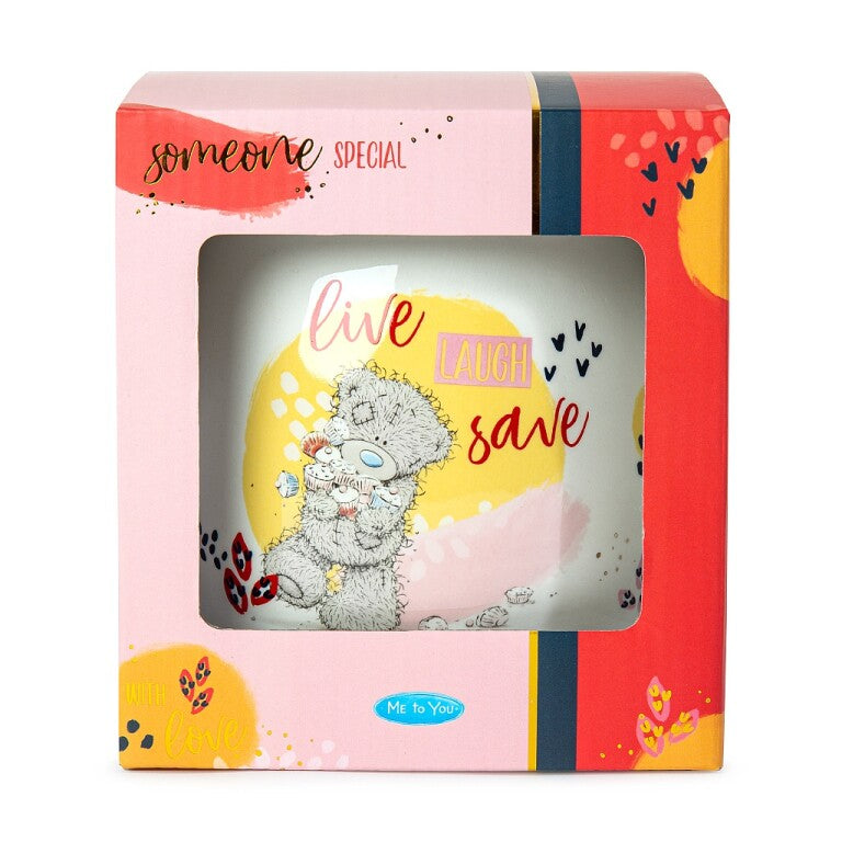 Me to You Tatty Teddy 'Live, Laugh' Save' Money Box
