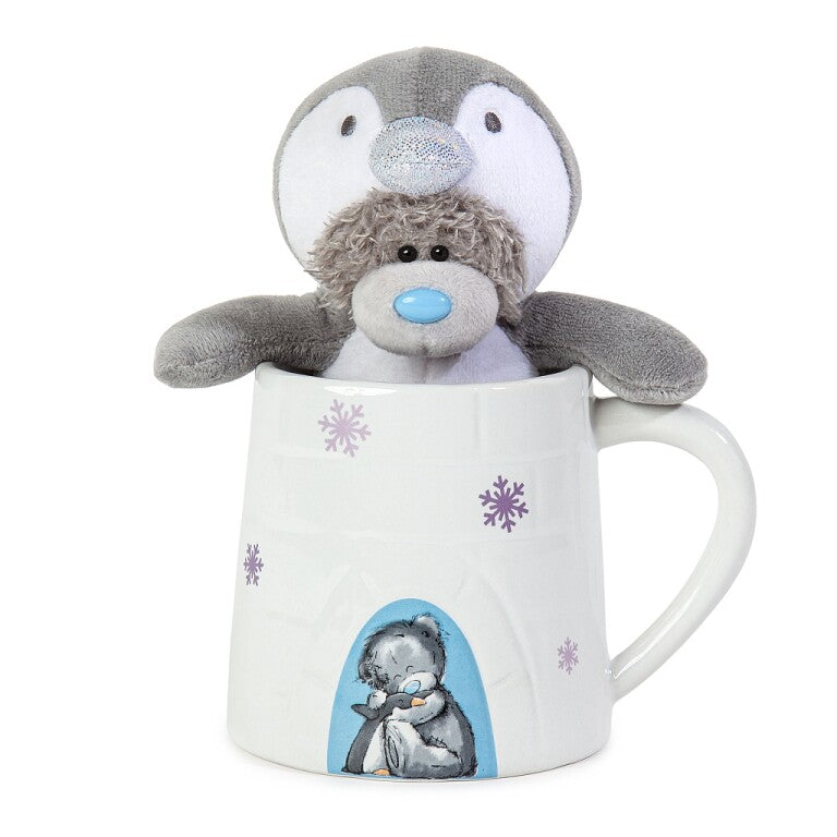 Me to You Novelty Igloo Mug and Tatty Teddy Dressed as Penguin