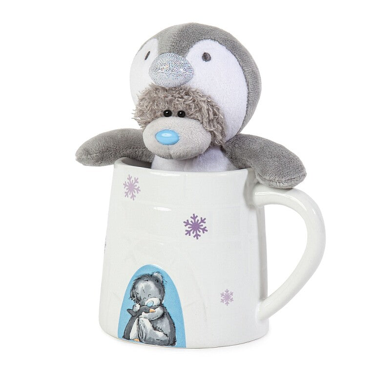 Me to You Novelty Igloo Mug and Tatty Teddy Dressed as Penguin