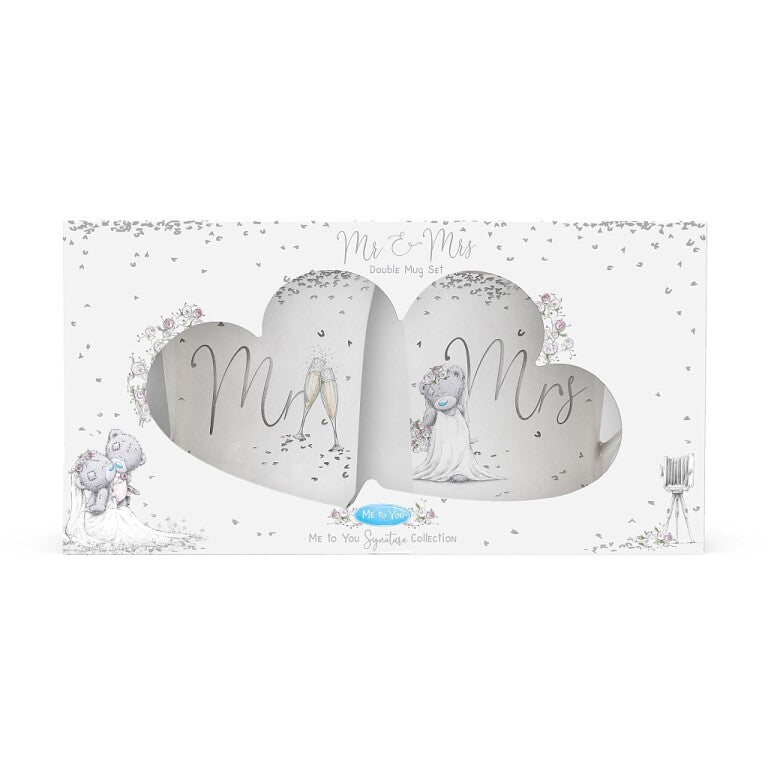 Me to You Tatty Teddy Mr & Mrs Double Mug Gift Set