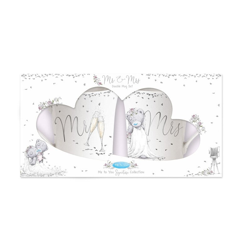 Me to You Tatty Teddy Mr & Mrs Double Mug Gift Set