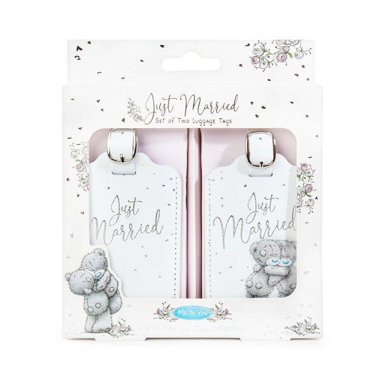 Me to You Tatty Teddy 'Just Married' Set of 2 Luggage Tags