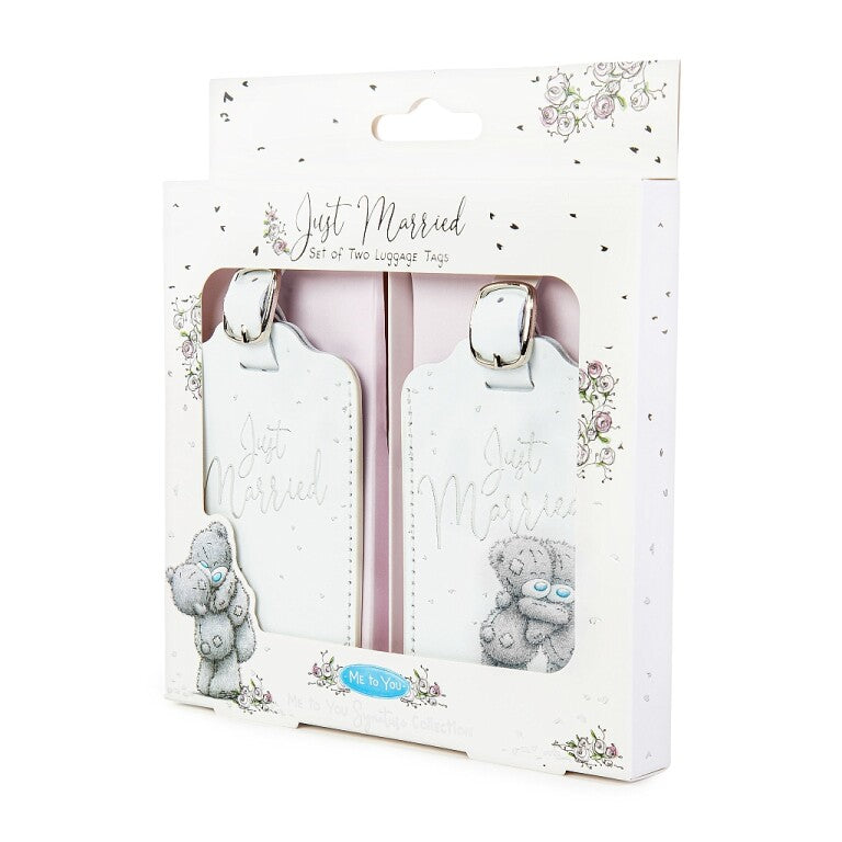 Me to You Tatty Teddy 'Just Married' Set of 2 Luggage Tags