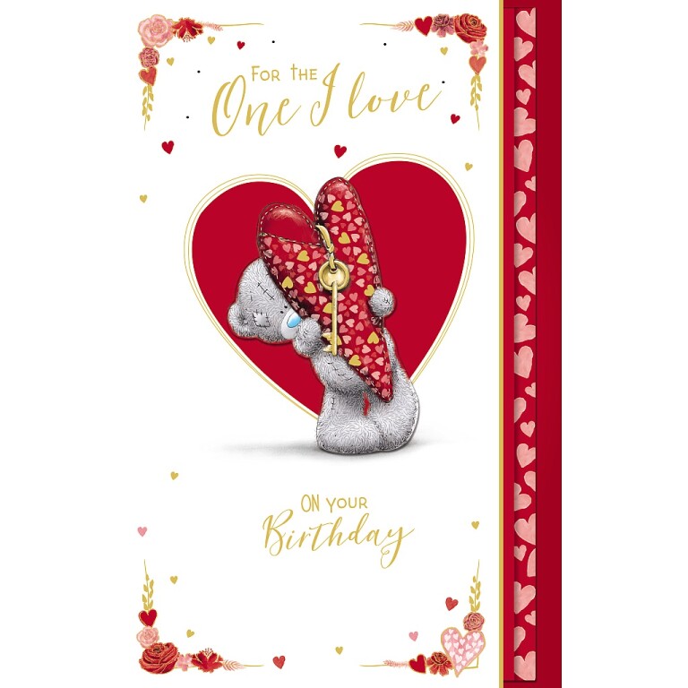 'One I Love' Boxed Handmade Birthday Card