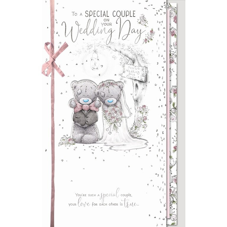 Me to You Tatty Teddy Handmade Special Couple Wedding Day Card