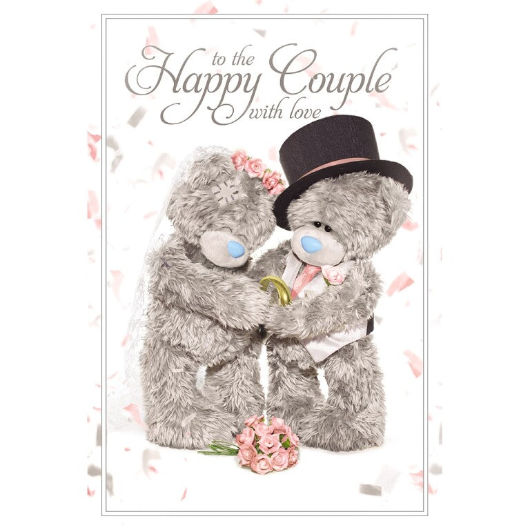 Me to You 'To The Happy Couple' Photo-real Wedding Card, 6x9