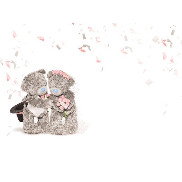 Me to You 'To The Happy Couple' Photo-real Wedding Card, 6x9