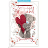 Me to You Tatty Teddy Husband Anniversary Card 6 x 9