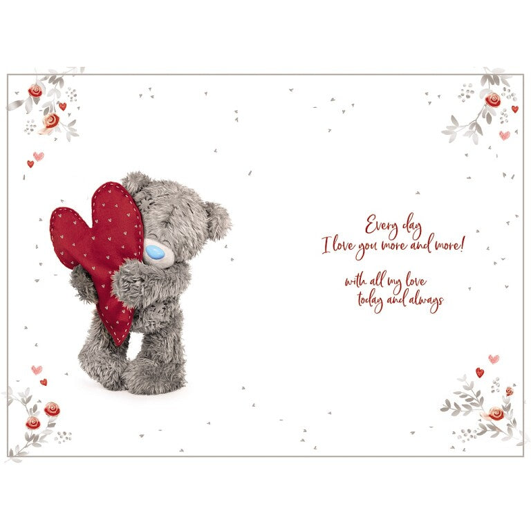 Me to You Tatty Teddy Husband Anniversary Card 6 x 9