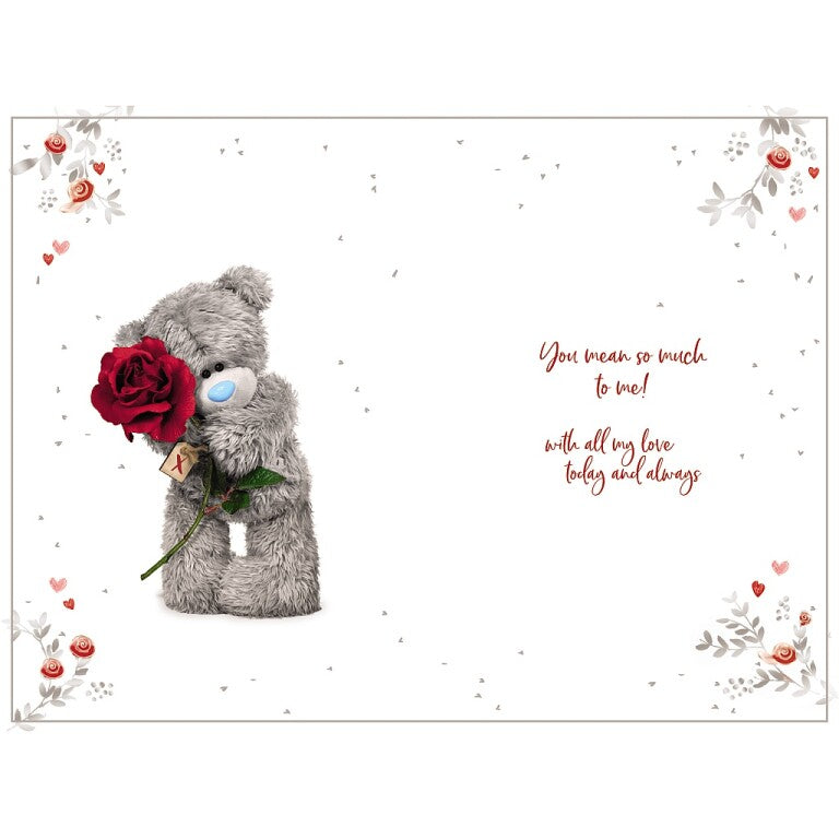 Me to You Tatty Teddy Luxury 3D Wedding Anniversary Keepsake card