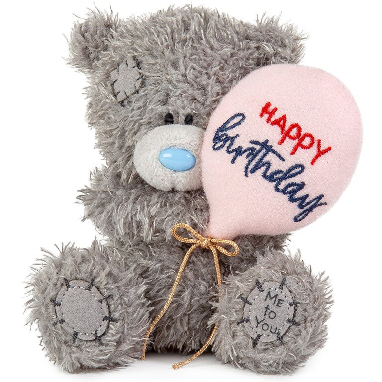 Me to You Tatty Teddy 10cm Happy Birthday Bear Holding Balloon