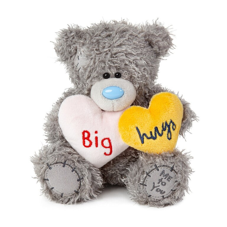 Me to You Tatty Teddy Bear Holding 'Big Hugs' Hearts