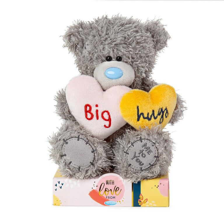 Me to You Tatty Teddy Bear Holding 'Big Hugs' Hearts