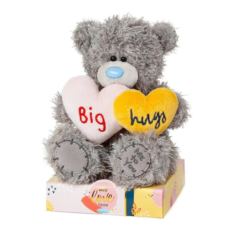 Me to You Tatty Teddy Bear Holding 'Big Hugs' Hearts