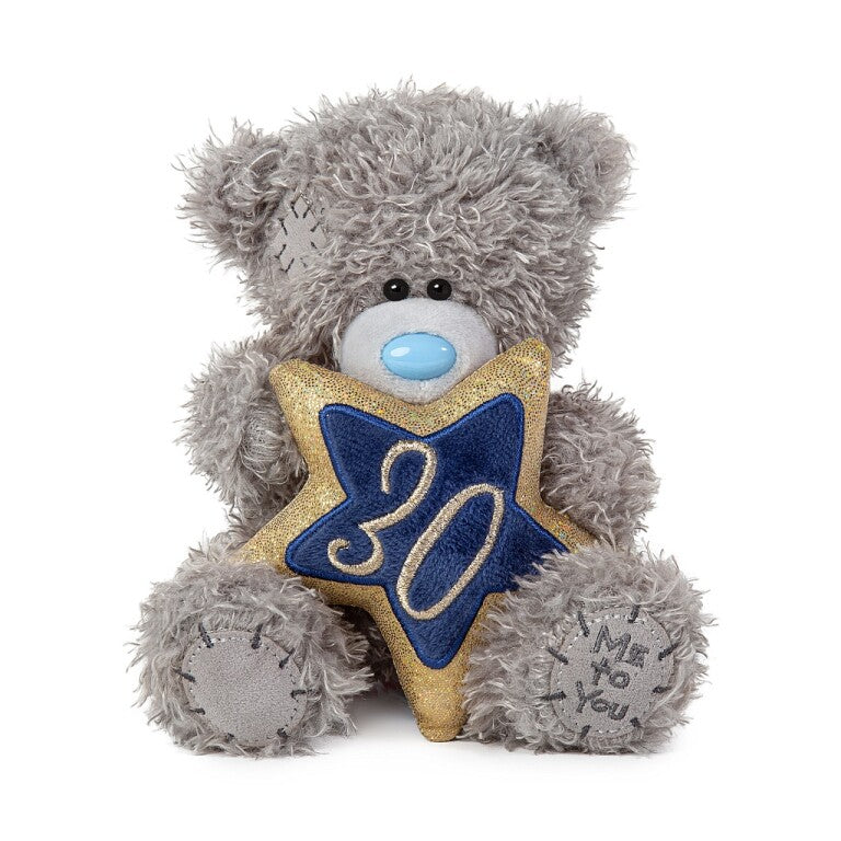 Me to You Tatty Teddy 30th Birthday Bear Holding a 30 Star