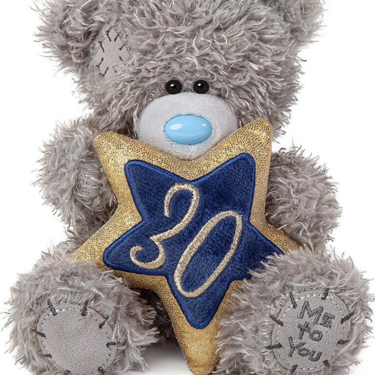 Me to You Tatty Teddy 30th Birthday Bear Holding a 30 Star