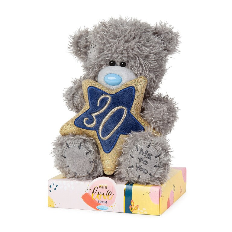 Me to You Tatty Teddy 30th Birthday Bear Holding a 30 Star