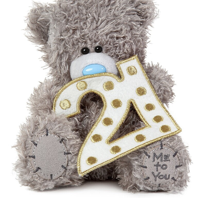 Me to You Tatty Teddy 21st Lightbox Effect Bear