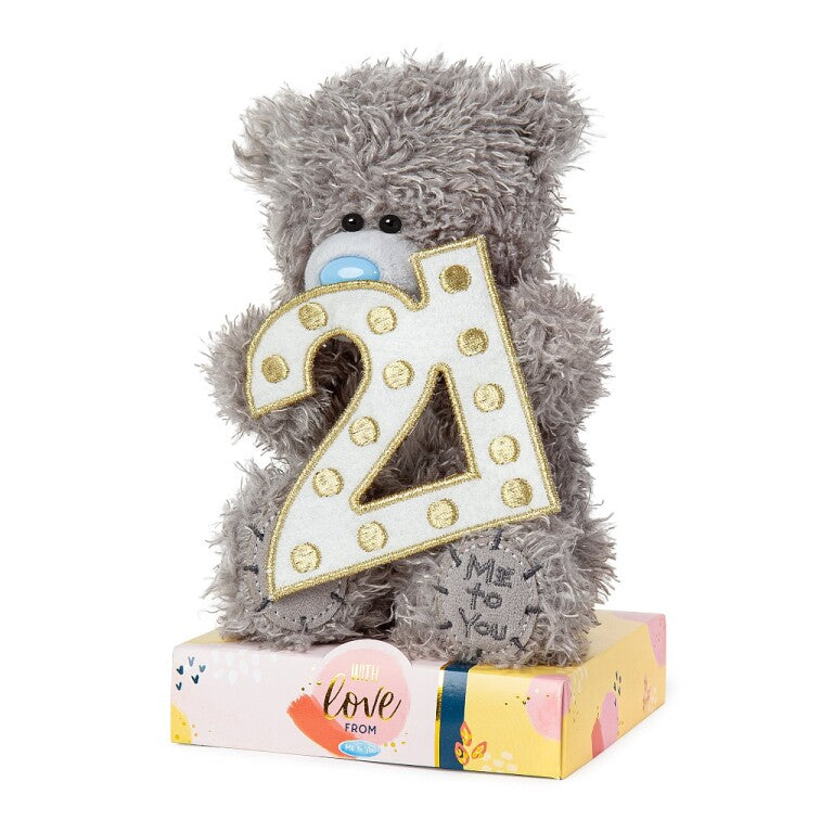 Me to You Tatty Teddy 21st Lightbox Effect Bear