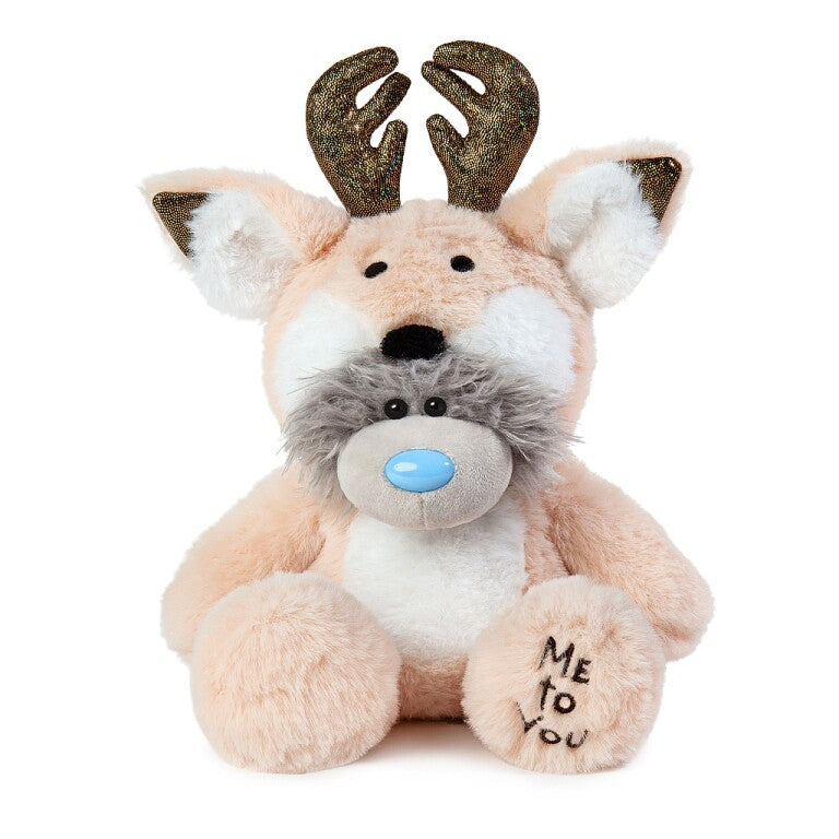 Me to You Tatty Teddy Bear Wearing Reindeer Costume in a Gift Box