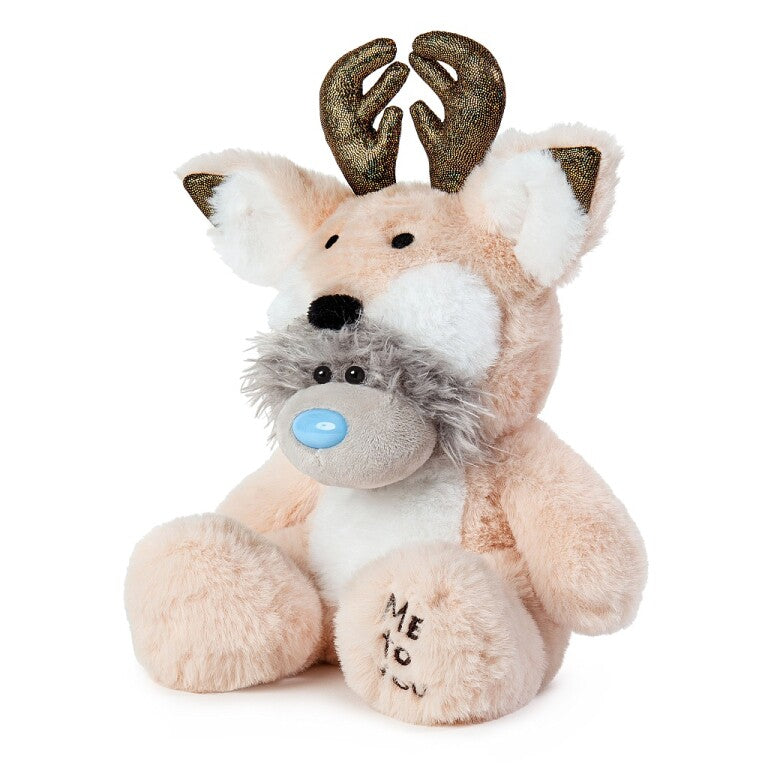 Me to You Tatty Teddy Bear Wearing Reindeer Costume in a Gift Box