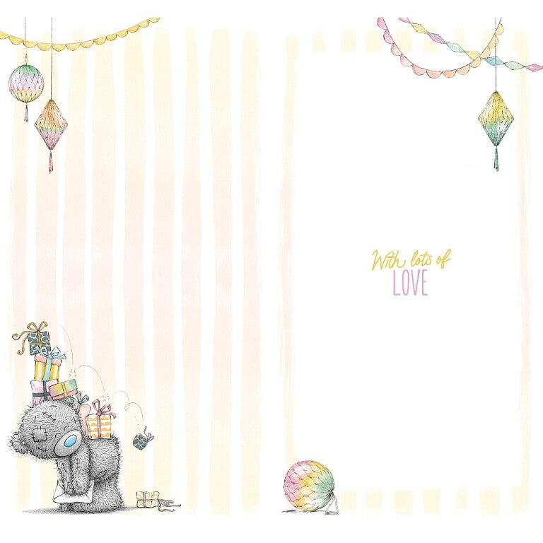 Me to You Birthday Card Tatty Teddy With Balloon