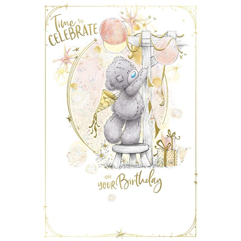 Me to You Birthday Card Tatty Teddy Hanging Bunting