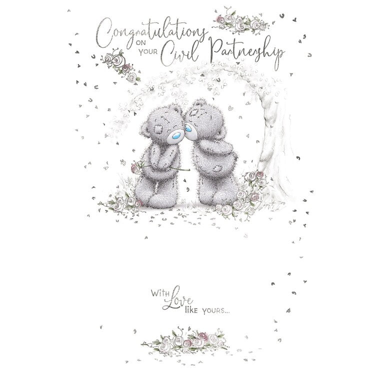 Me to You Tatty Teddy Civil Partnership Congratulations Card