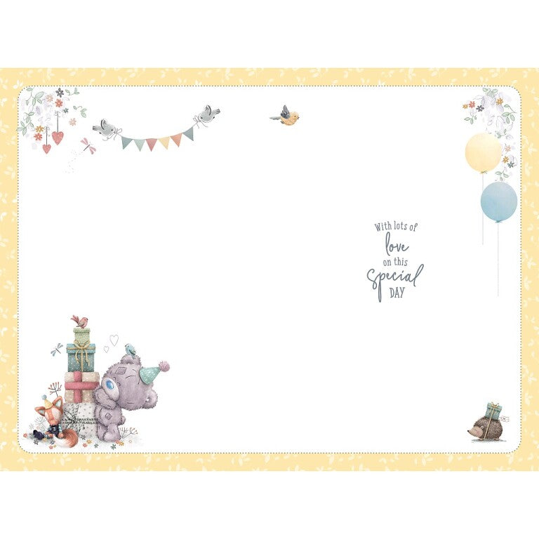 Tiny Tatty Teddy Son First Birthday Card