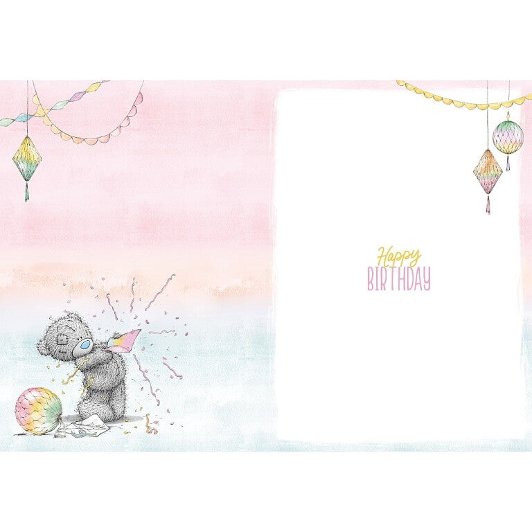 Me to You Birthday Card Tatty Teddy With Large Gift