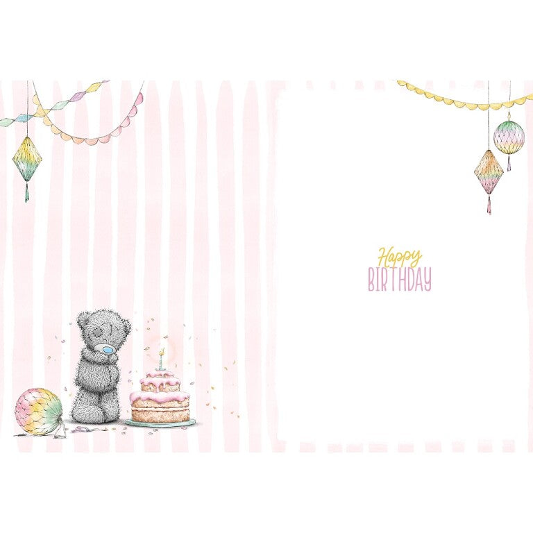 Me to You Birthday Card Tatty Teddy Carrying A Cake