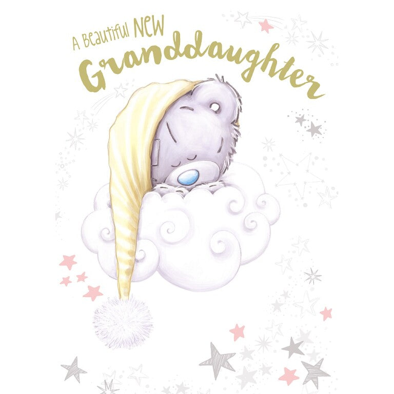 Tiny Tatty Teddy 'A Beautiful New Granddaughter' Card